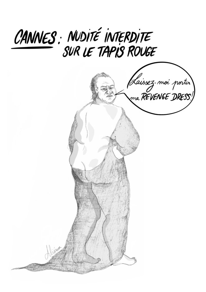 La revenge dress de Gérard Depardieu