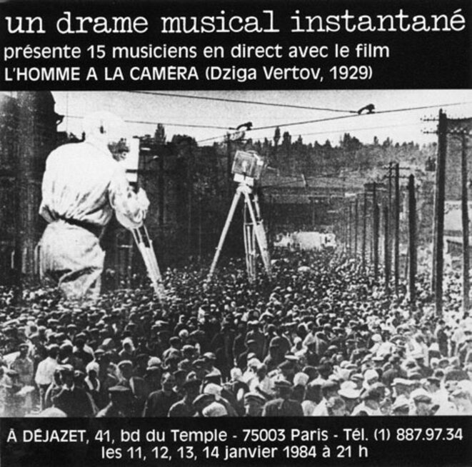 L'homme à la caméra par Un Drame Musical Instantané (1983)