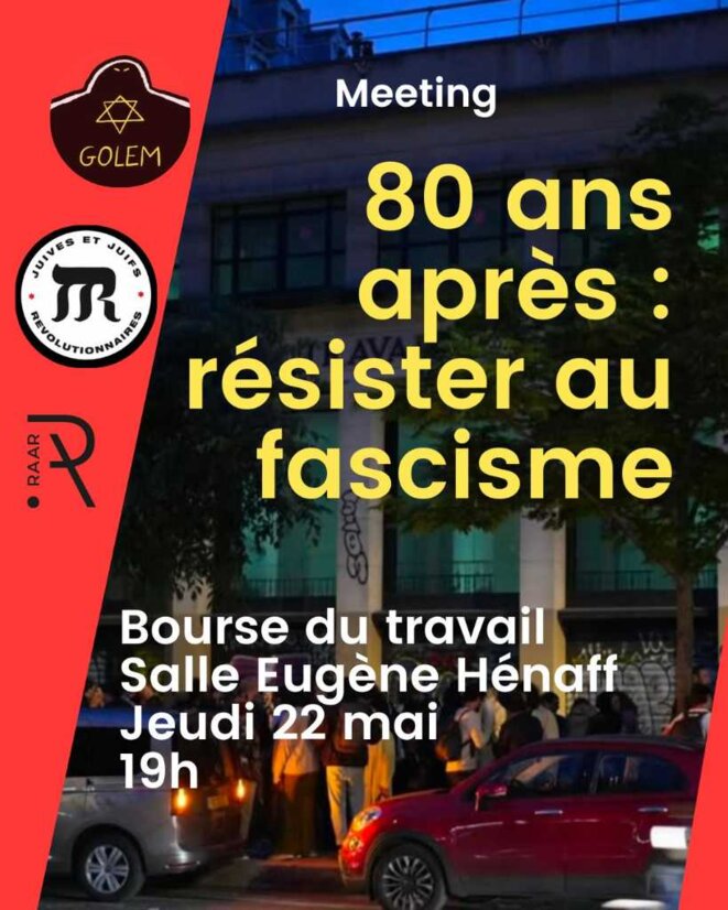 Meeting 80 ans après, résister au fascisme