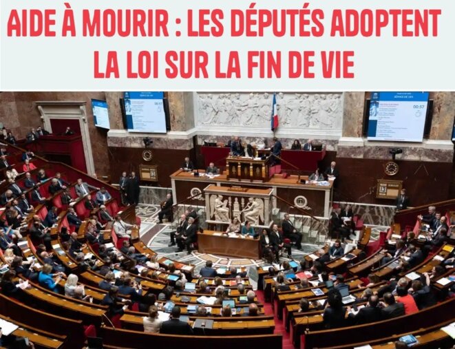 Fin de vie : les députés adoptent enfin la création d'une aide à mourir