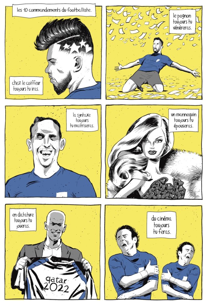 Les 10 commandements du footbaliste...