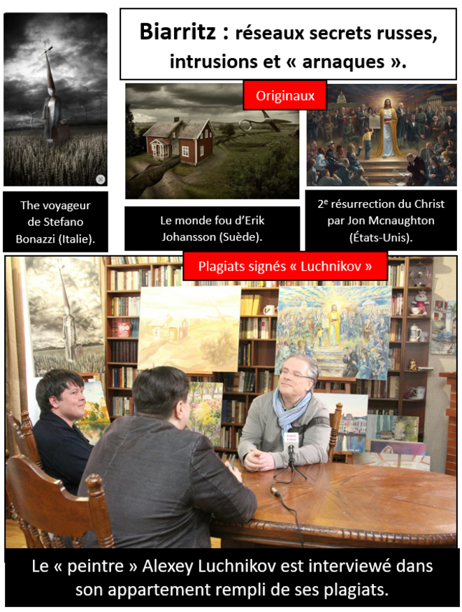 Biarritz : réseaux secrets russes, intrusions et « arnaques ».