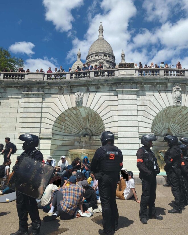 Action Craquage Total : les industries fossiles protégées par la police