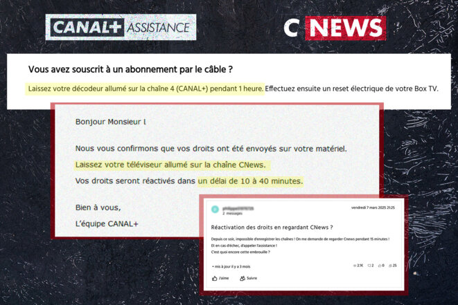 Canal+ soupçonné de forcer ses abonnés à regarder CNews