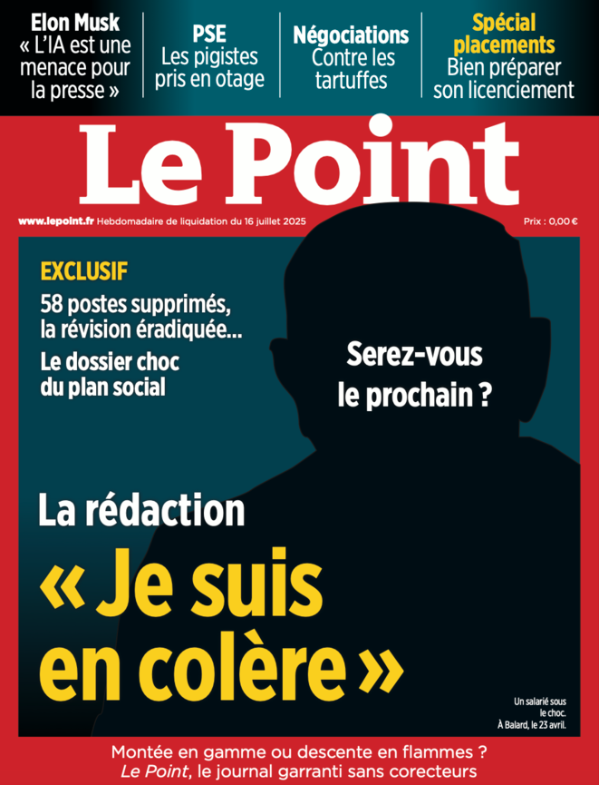 Plan social au journal Le Point : l'IAcratie en marche