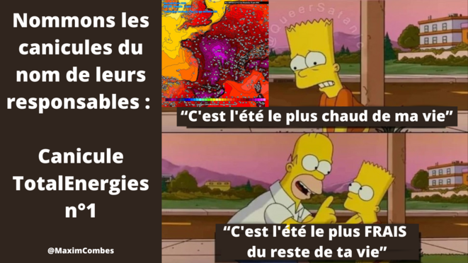 Nommons les canicules du nom de leurs responsables, en débutant par TotalEnergies