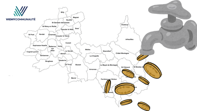 Le prix de l’eau double à Saint Yorre : merci Vichy Communauté !