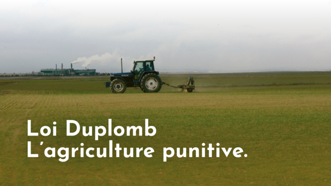 Loi Duplomb : l'agriculture punitive