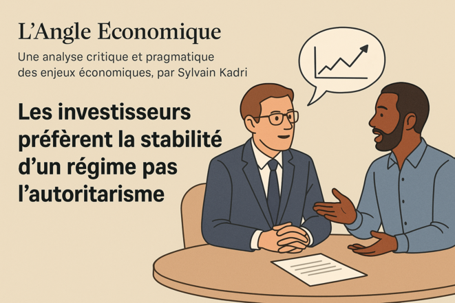 Les investisseurs préfèrent la stabilité d’un régime, pas l’autoritarisme.