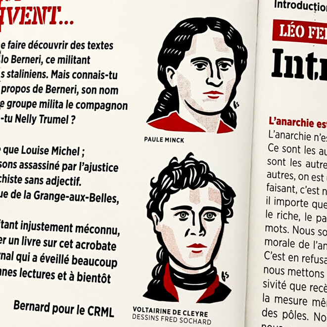 Voltairine de Cleyre et Paule Mink