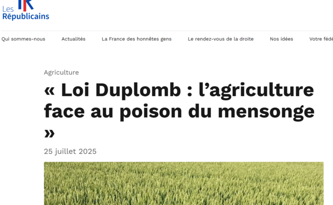 Duplomb : Tribune de Retailleau, Wauquiez & co passée au crible façon Esprit Critique