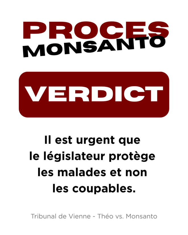 Procès glyphosate - communiqué de la famille Grataloup