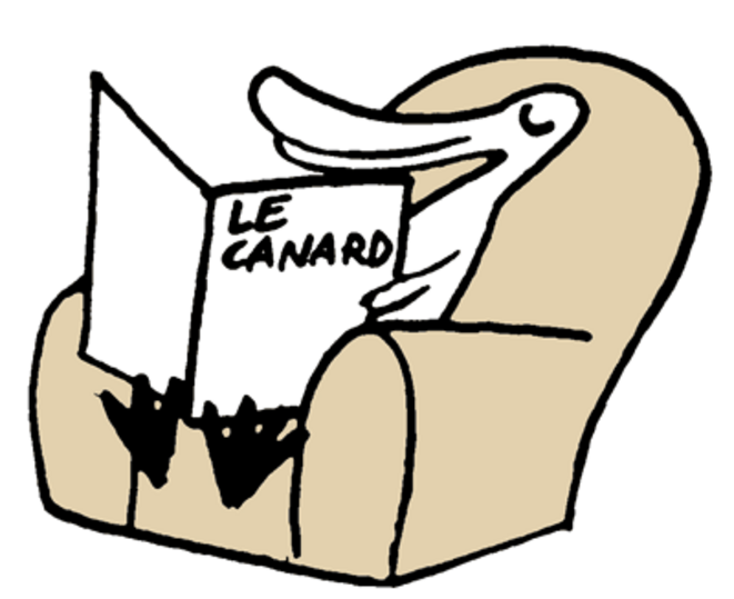 Dans le canard du coin.