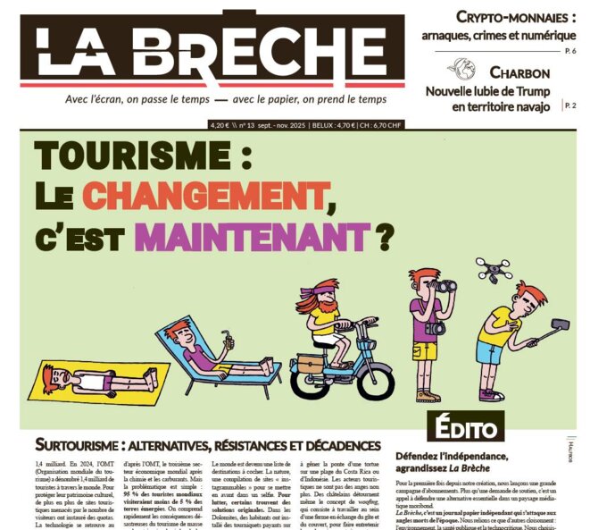 Le n°13 de La Brèche est sorti en kiosque ! (et j'y ai un dessin dedans)