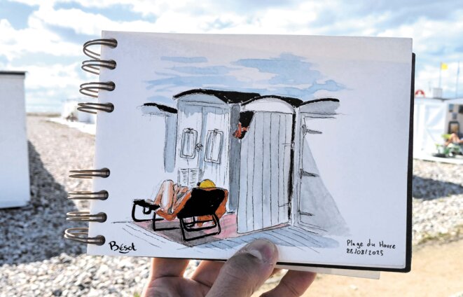 Les cabanes de plage du Havre (1)