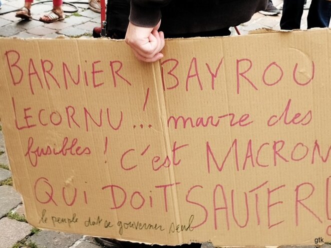 C’est le peuple qui était dans la rue hier.