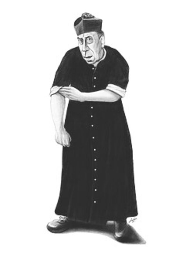 Le prélat et les moussaillons.