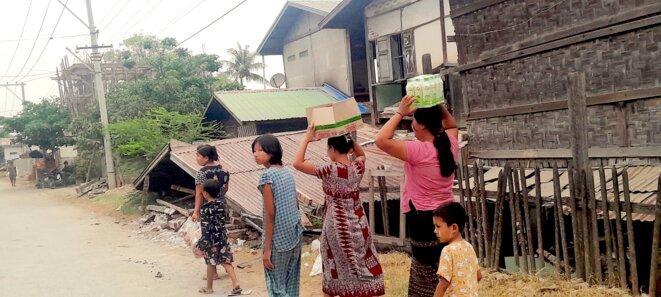 Retour au Sagaing : Avec les femmes birmanes survivantes du séisme