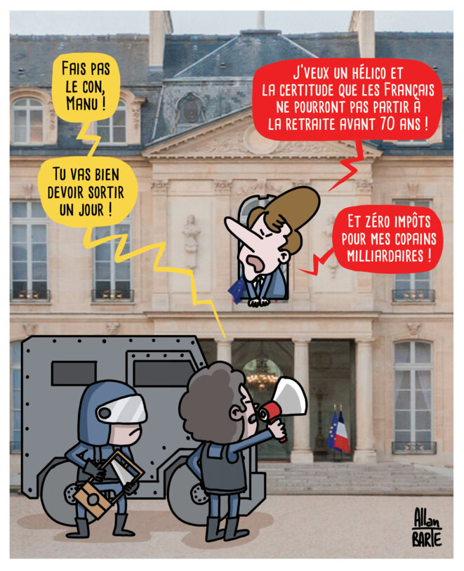 Le forcené de l’Élysée...