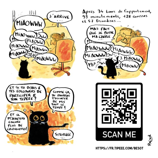 Un peu de croquettes dans mon Tipeee ?