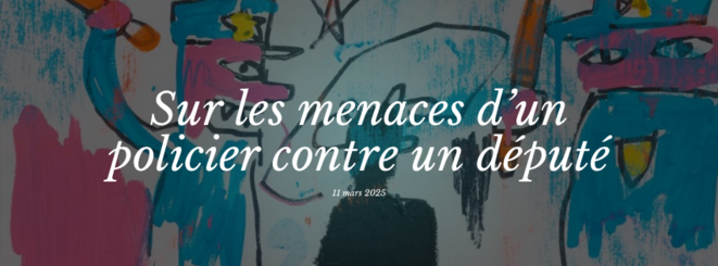 Menace d'un policier de taser un député : le gouvernement devrait avoir honte !