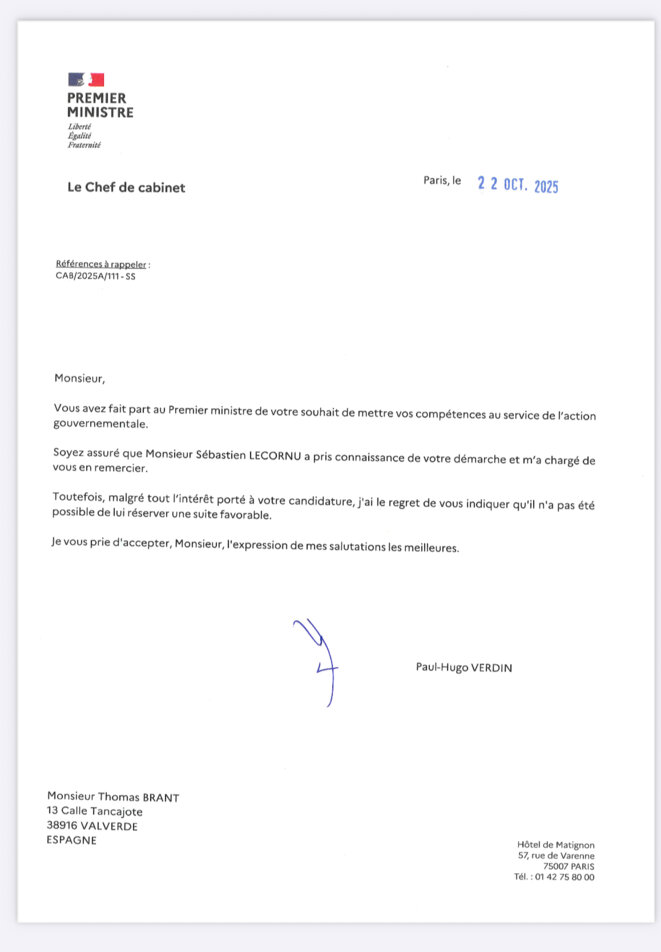 Lecornu : 42 jours pour dire non