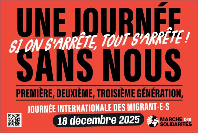 18 décembre 2025 : « Une journée sans nous : si on s’arrête, tout s’arrête ! »