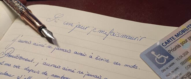Si un jour je me fais mourir - tribune antivalidiste contre la loi fin de vie