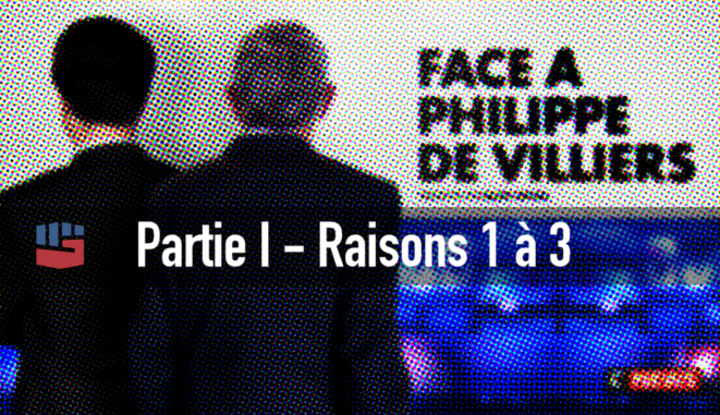 5 raisons pour arrêter l’émission “Face à Philippe de Villiers” - Partie I