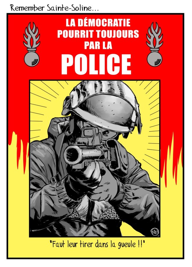 Sainte Soline, des propos pas très sympas selon les experts...