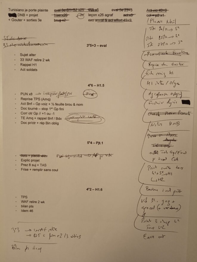 Gros projet en route