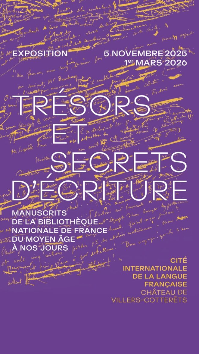 « Trésors et secrets d’écriture » à la Cité Internationale de la langue française