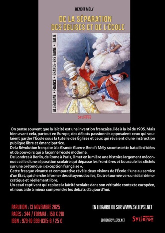 De la séparation des Eglises et de l’Ecole
