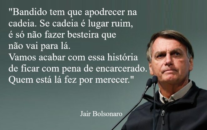 Jair Bolsonaro, dans le texte ...