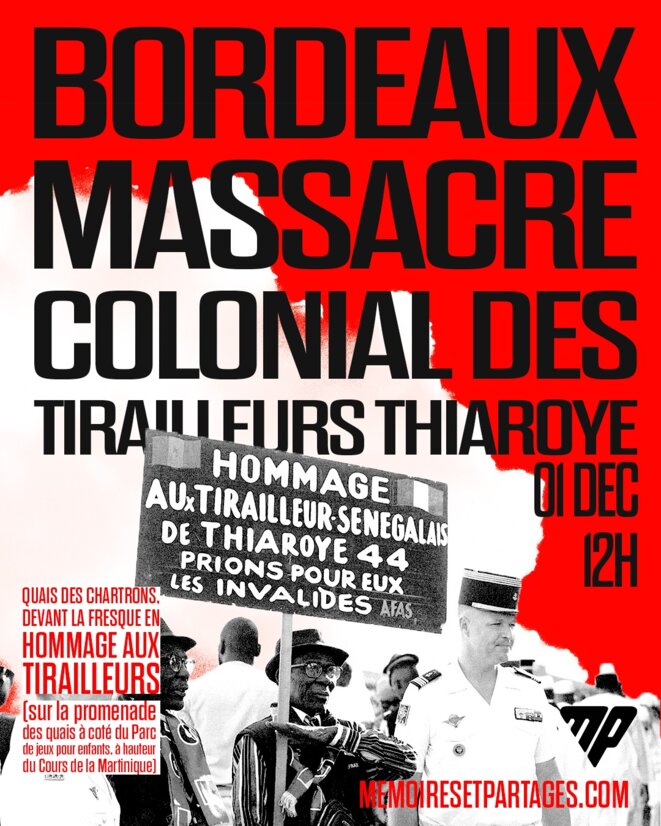 Décoloniser les « Tirailleurs Sénégalais » : 2e commémoration Massacre de Thiaroye