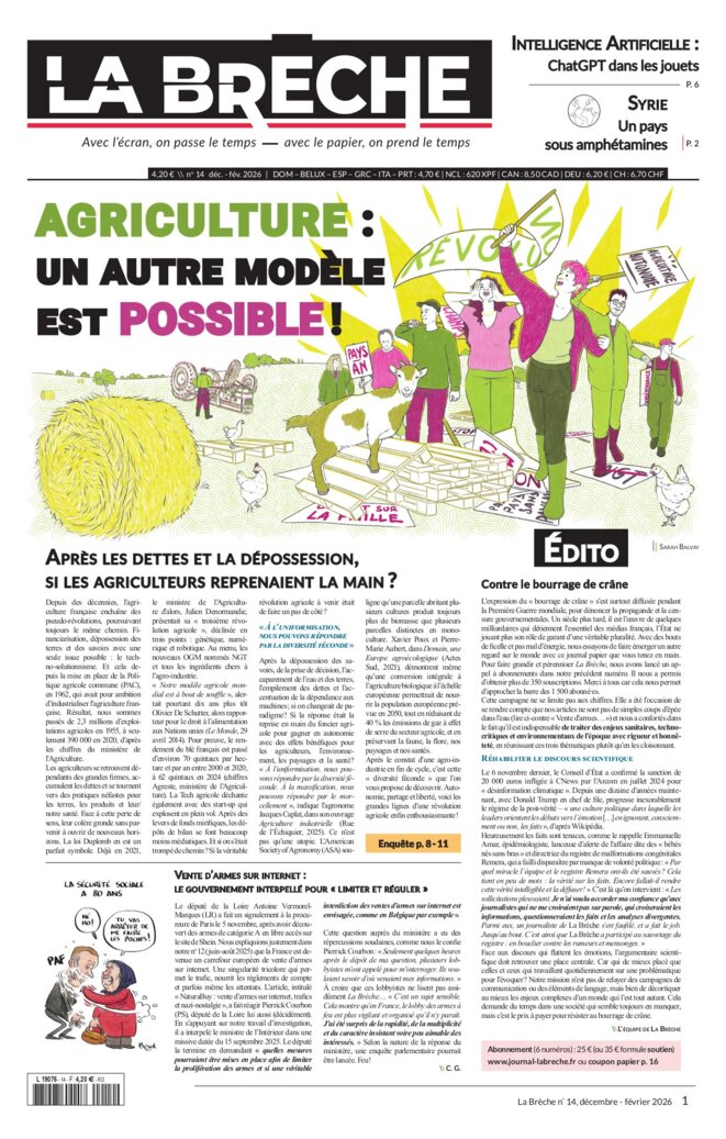 Sortie du numéro 14 de La Brèche !