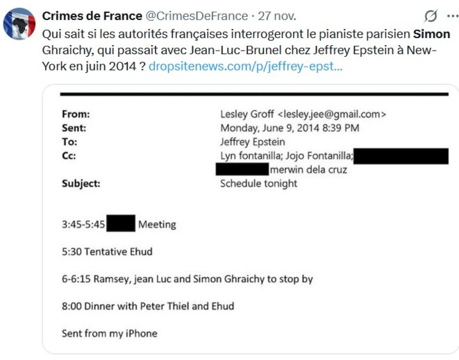 Jeffrey Epstein et la musique classique