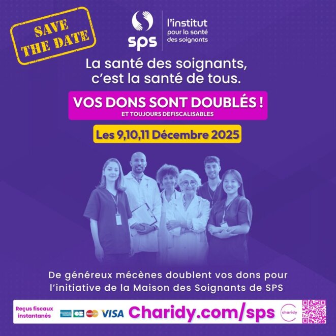 La santé des soignants, c'est la santé de tous !