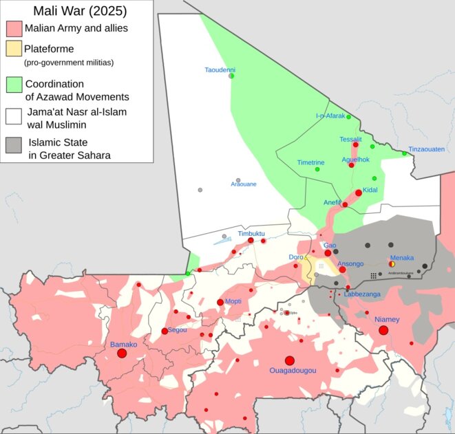 MALI- Proto-Califat du JNIM-AL-QAÏDA et tentative d’asphyxie du Mali [2]