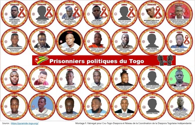 TOGO- Une pétition initiée par les prisonniers politiques pour leur libération !