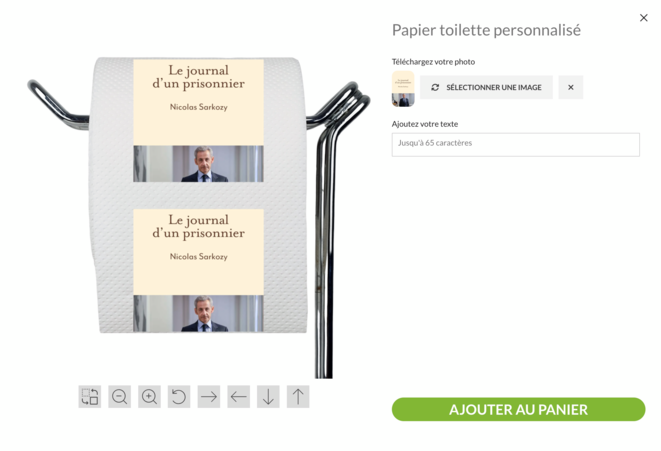Rouleau de PQ "Le journal d'un prisonnier"