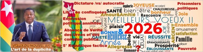 TOGO- Vœux de Nouvel An, performance néo patrimoniale de fainéantise en gouvernance ?