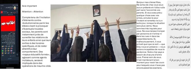 Iran : manifestations et répression ciblant les élèves