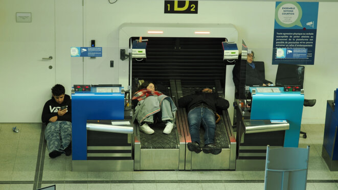 Walking dead à l'aéroport de Nantes