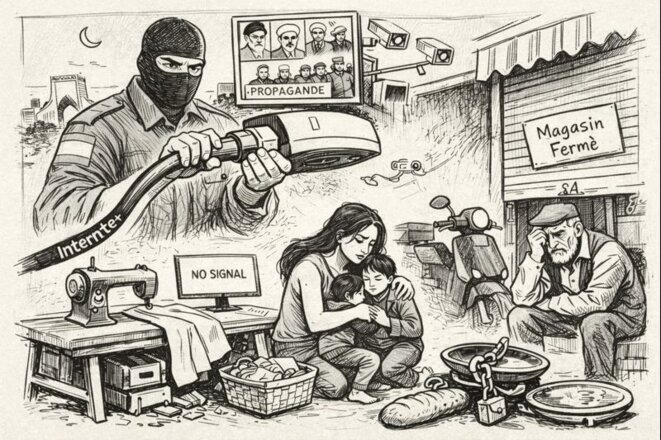 Iran : le black-out numérique, une arme de guerre contre les classes populaires