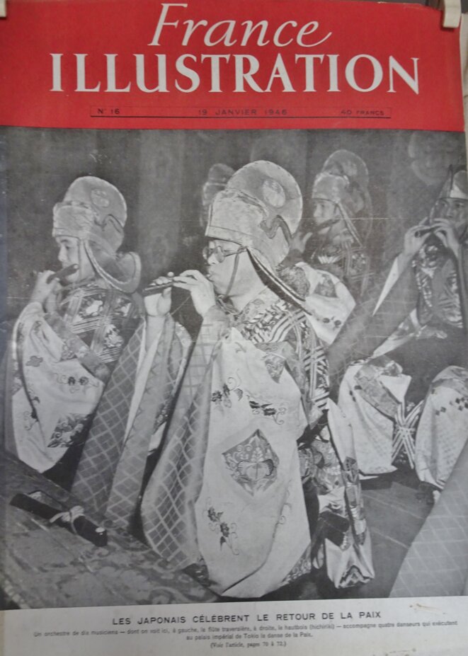 1946_FRANCE ILLUSTRATION du 19 janvier_Les Japonais célèbrent le retour de la paix