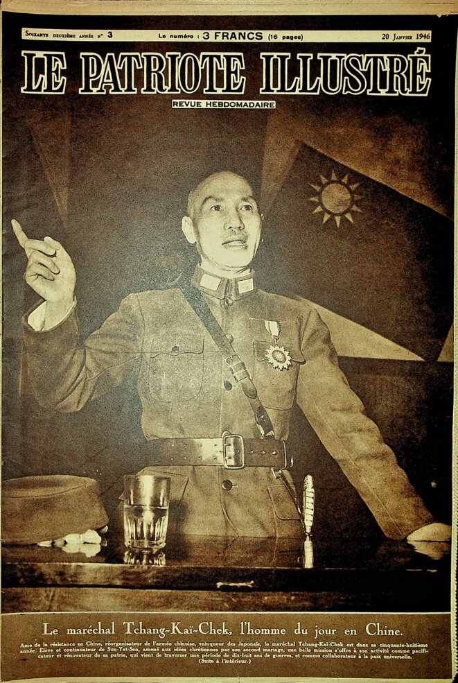 1946_LE PATRIOTE ILLUSTRE du 20 janvier_TCHANG-KAI-Chek, l'homme du jour en Chine