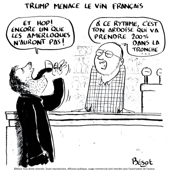 Trump vs Vin français