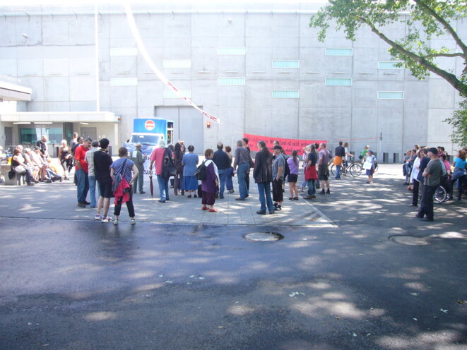 Jean-Pierre Bastid.Devant le tribunal de Francfort.