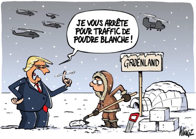 Groënland : "Je vous arrête pour trafic de poudre blanche"